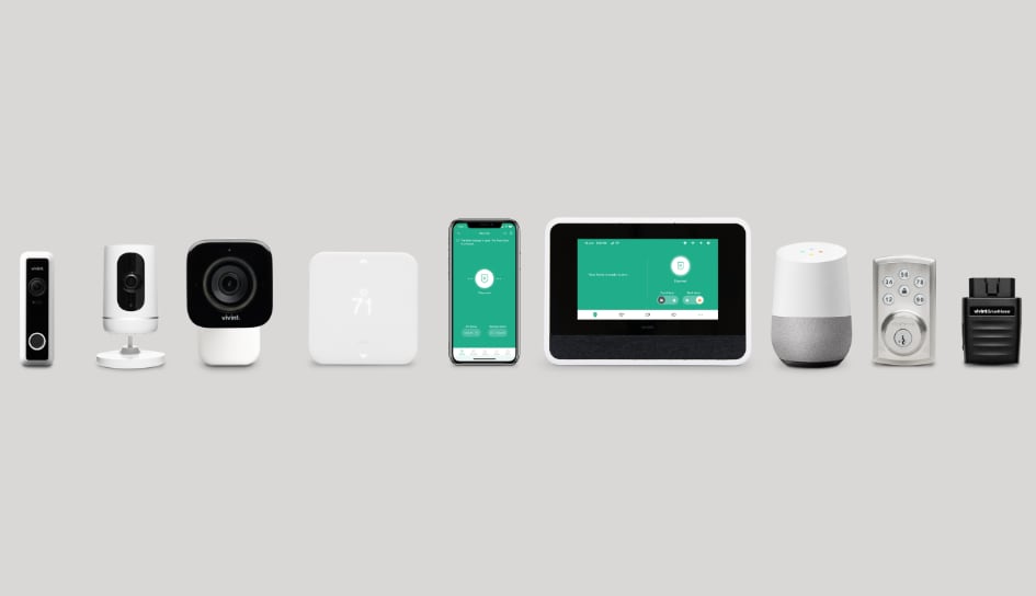 Vivint home security product line in Champaign